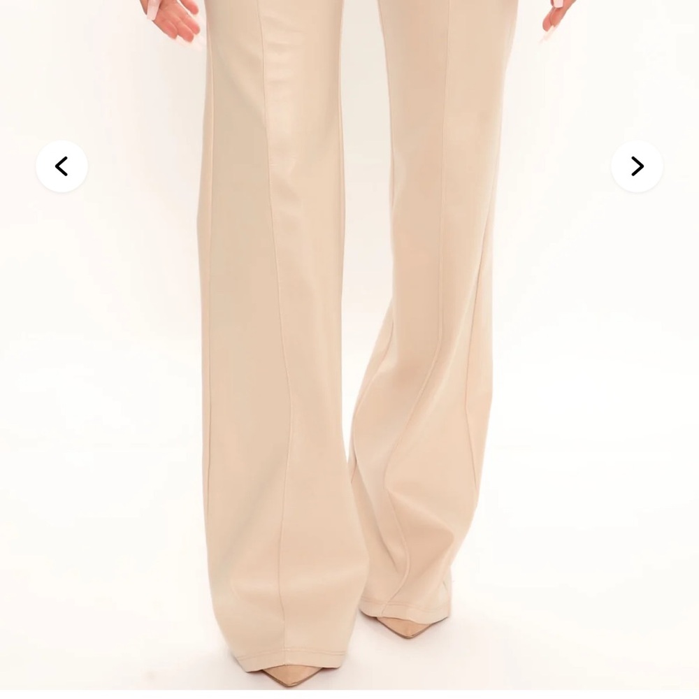 Elegant Cream Women's Pants - Picture 4 of 5